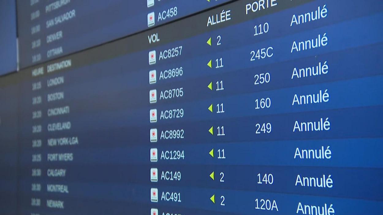 Tempête majeure : des centaines de vols annulés au plus grand aéroport du pays