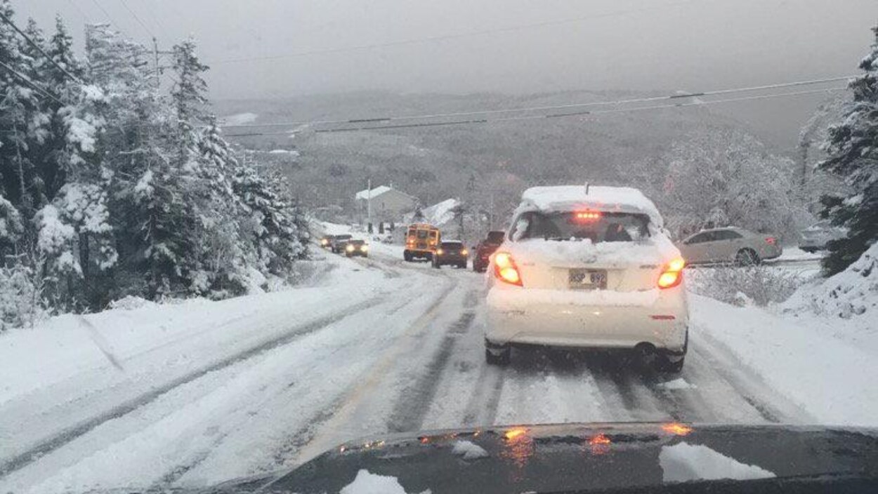 Première neige et conseils de conduite hivernale