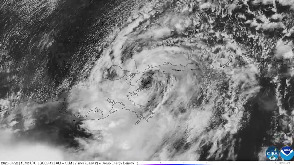 La tempête tropicale Bertha touche terre en Louisiane et se dirige vers le Texas