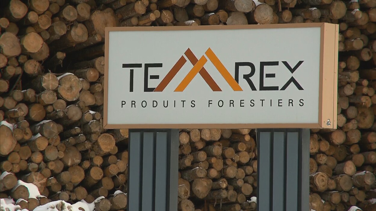 Enseigne de Temrex Produits Forestiers.