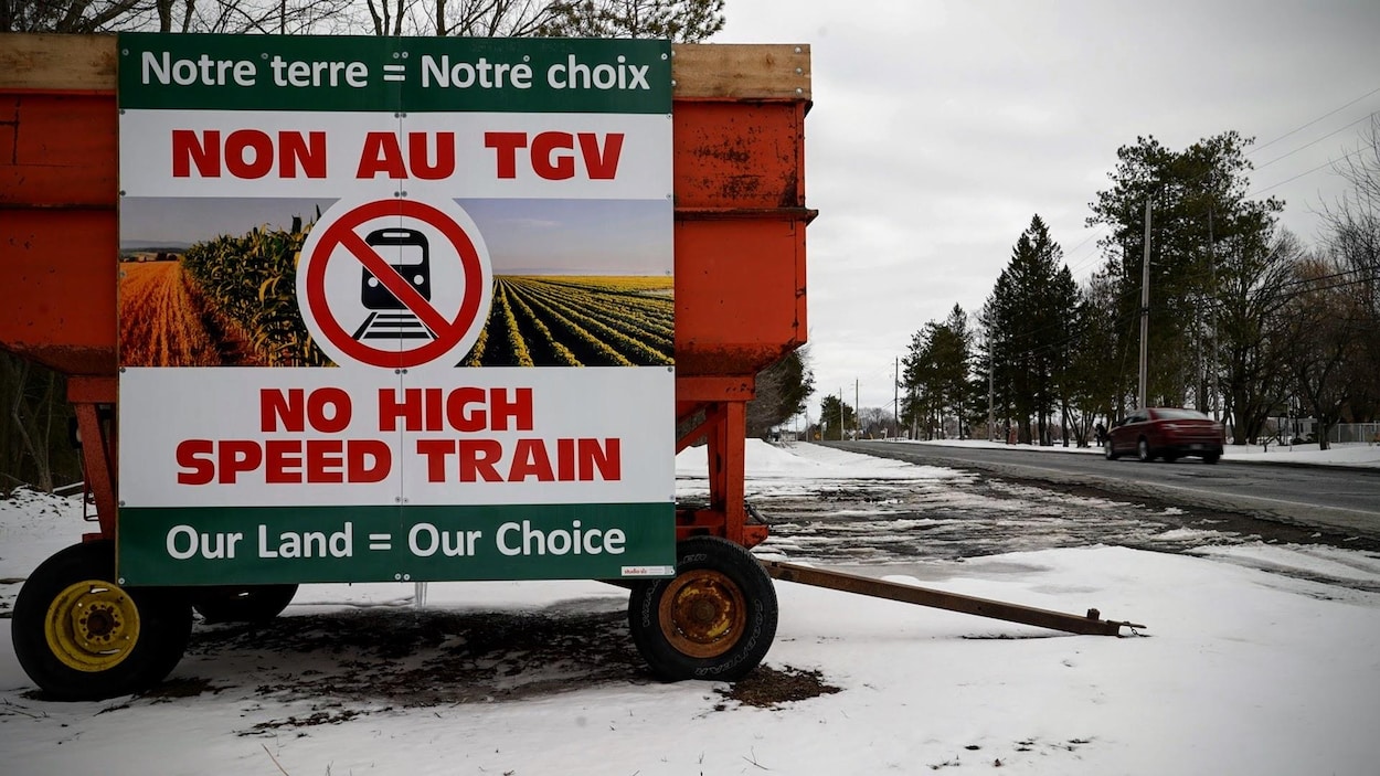 Projet de TGV : « Ça va couper ma terre en deux »