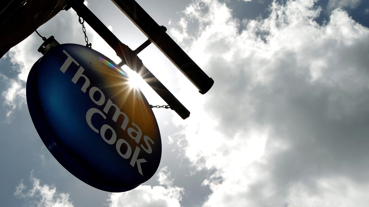 Le logo du voyagiste britannique Thomas Cook.