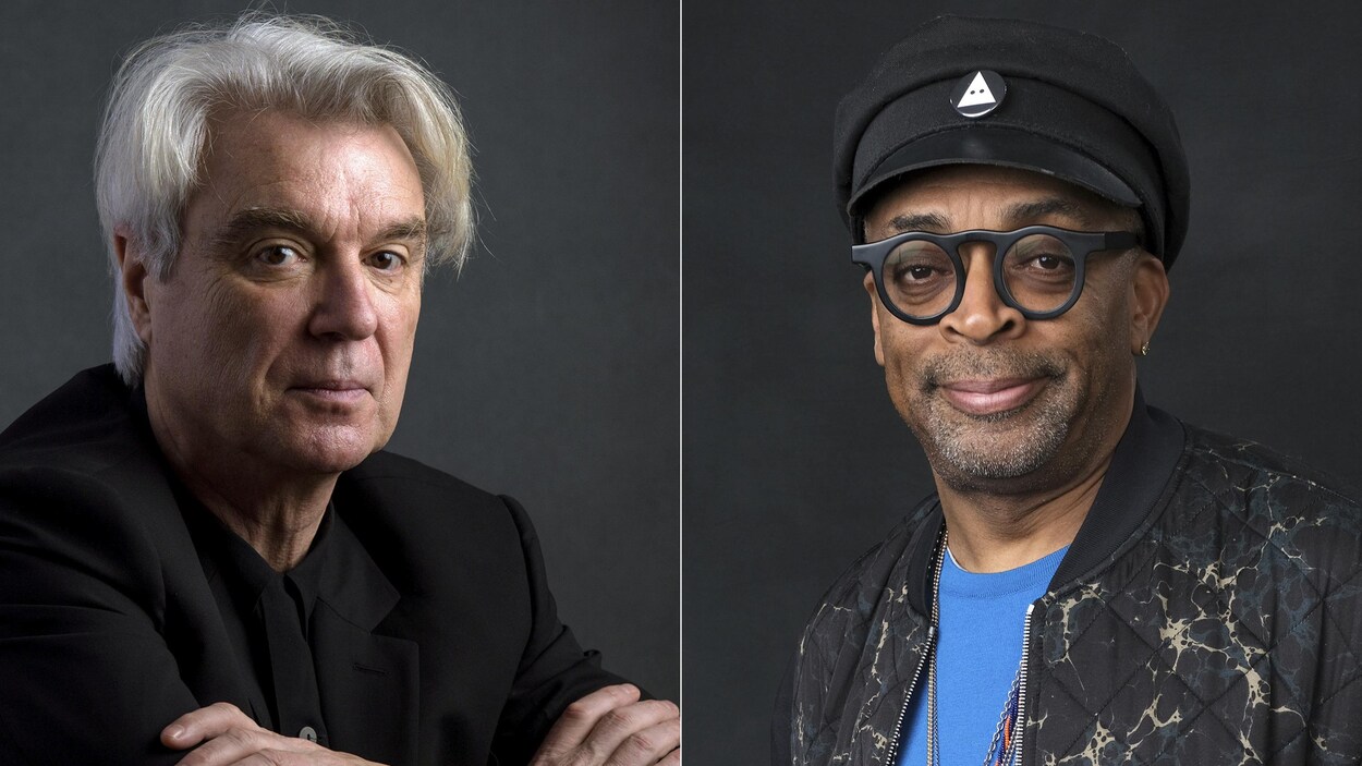 Photos de David Byrne et de Spike Lee.