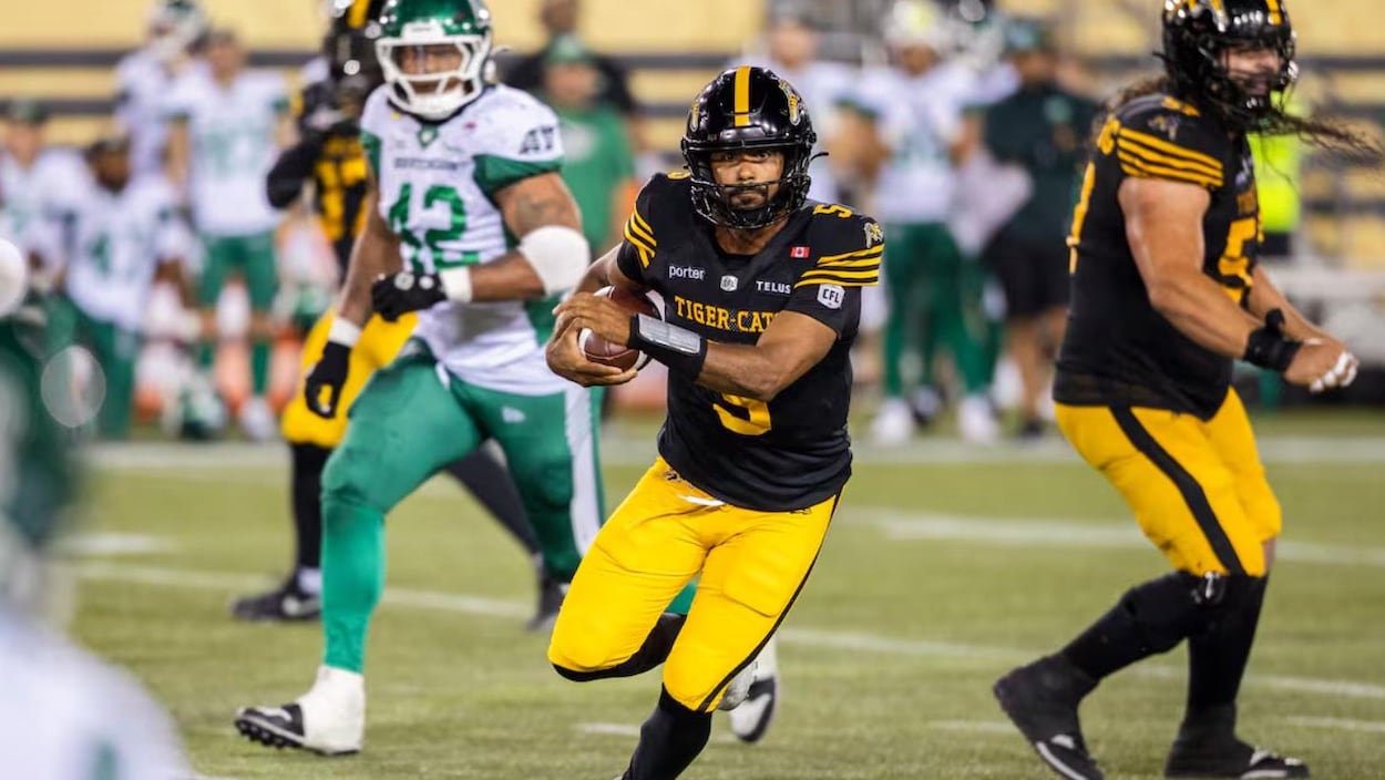 La séquence victorieuse des Roughriders freinée par les Tiger-Cats
