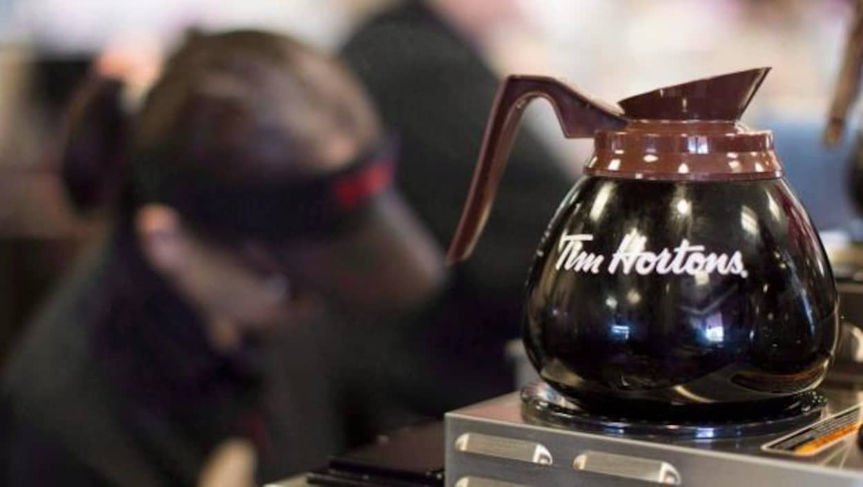 Une cafetière Tim Hortons Une cafetière Tim Hortons