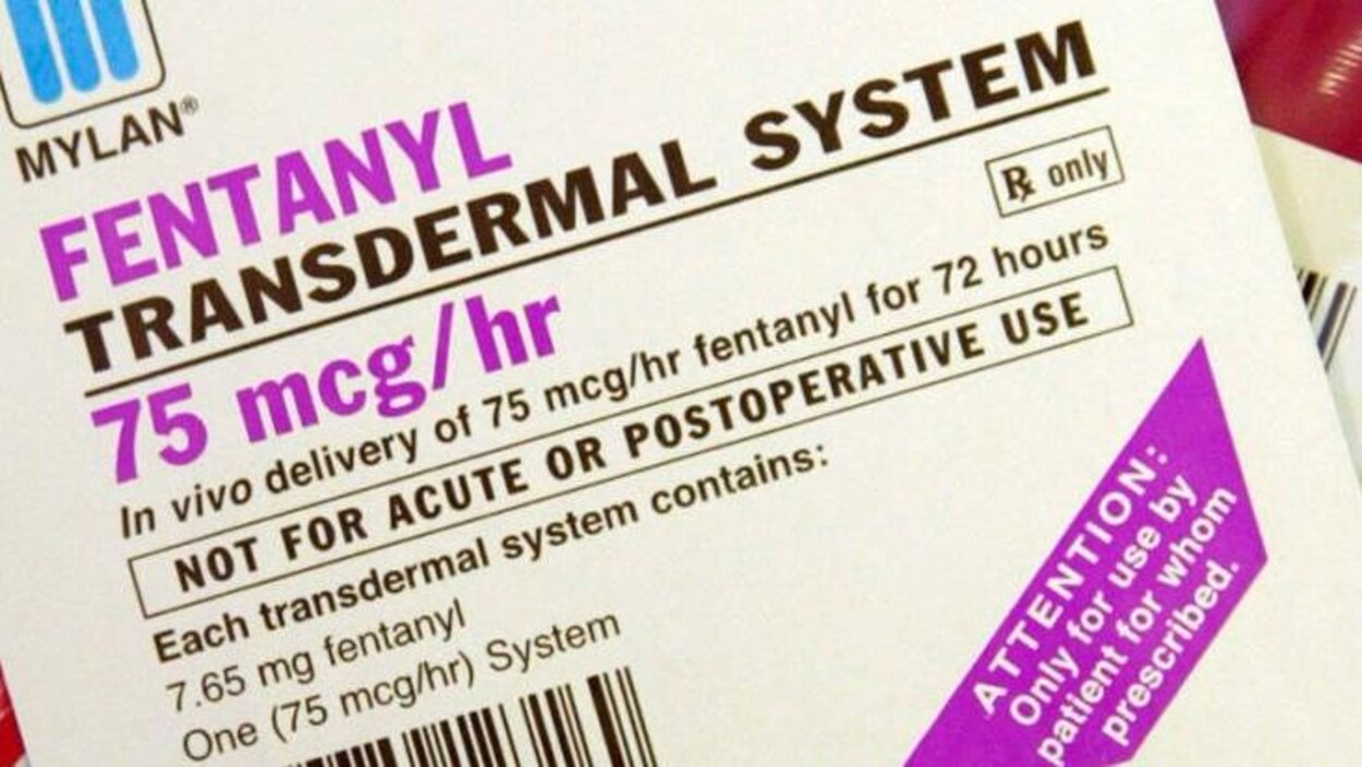 Un timbre de Fentanyl.