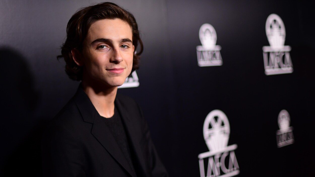 L'acteur Timothée Chalamet L'acteur Timothée Chalamet