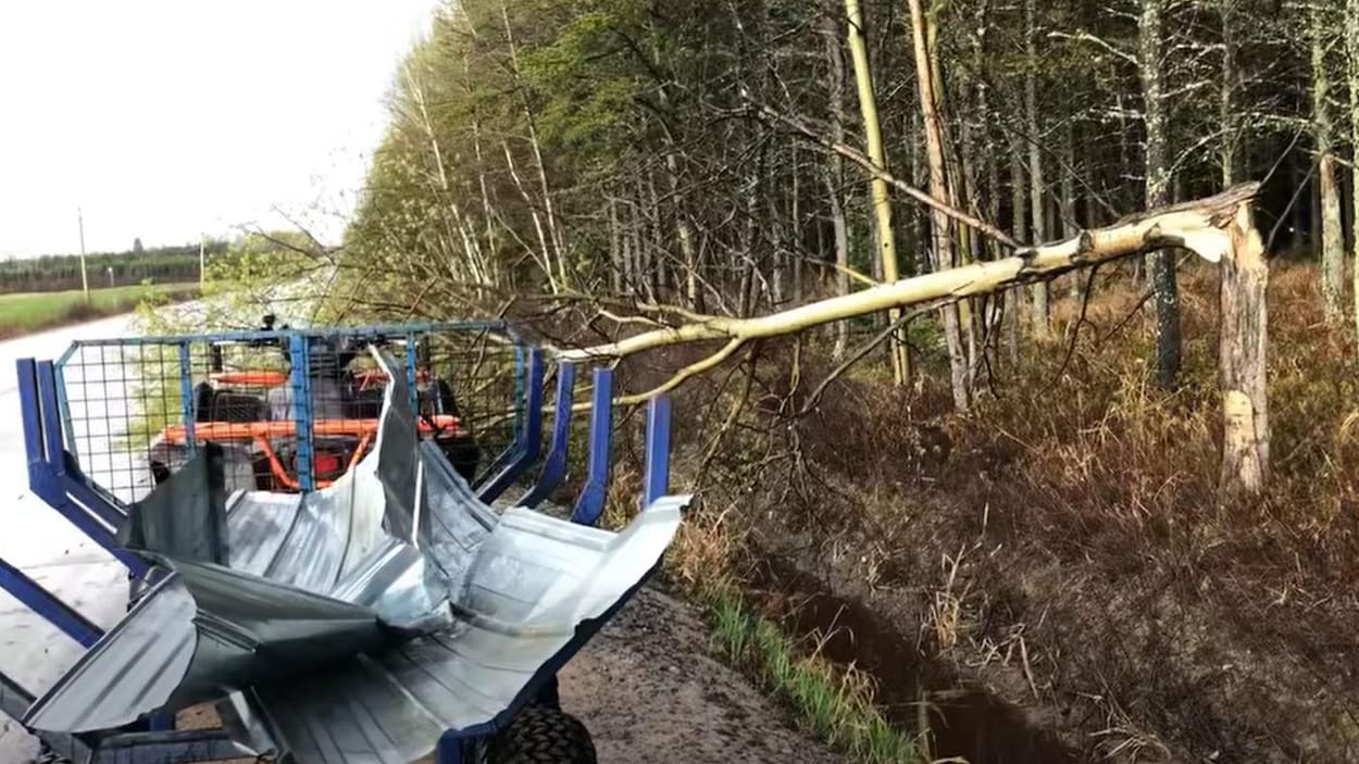 Une tornade mineure confirmée à Saint-Thomas-Didyme le 25 mai