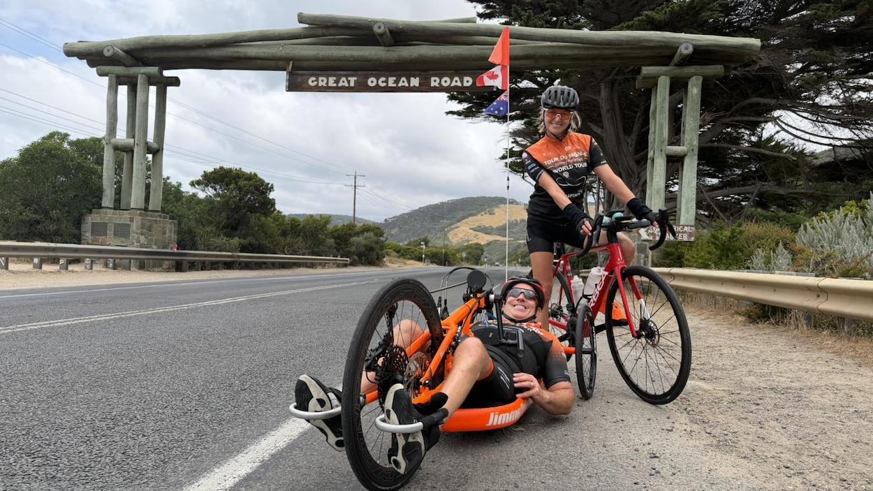 Le paracycliste Jimmy Pelletier franchit 20 000 km dans son tour du monde