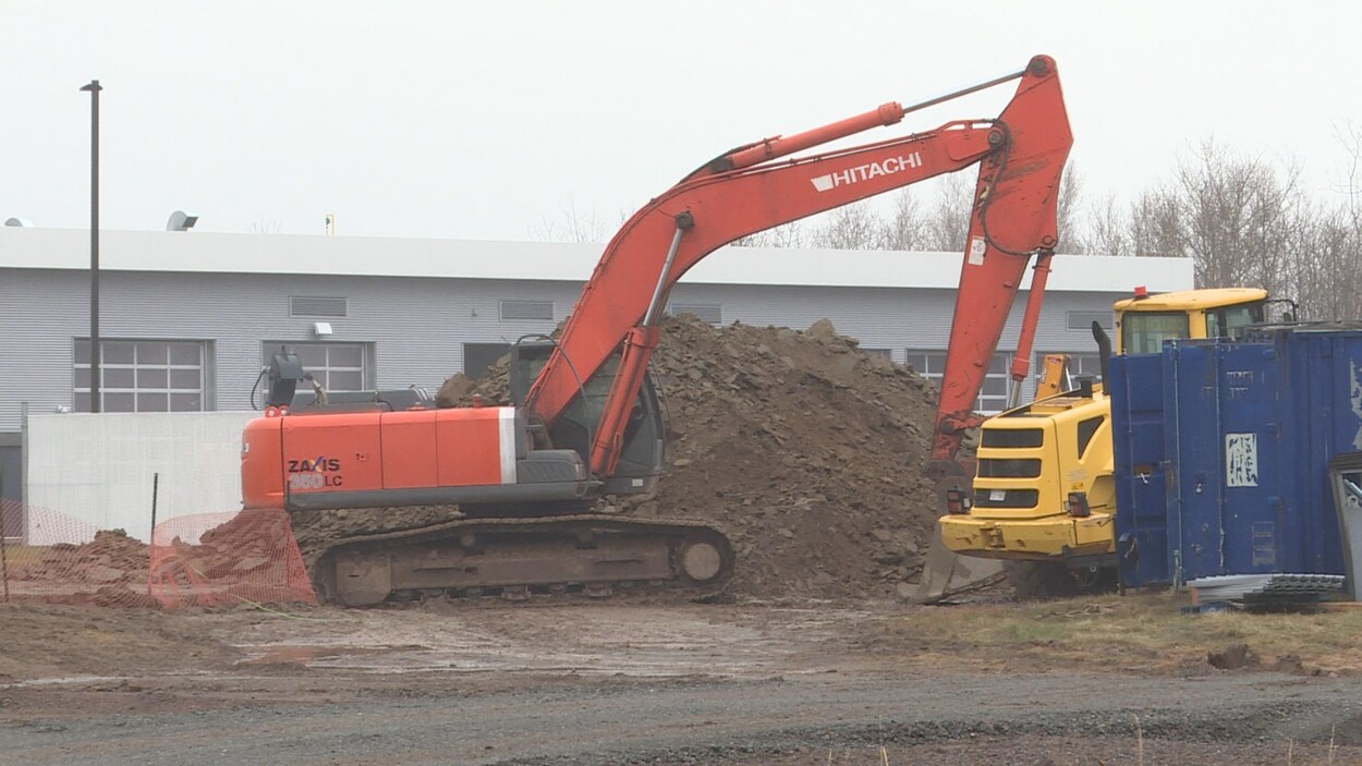 Le chantier de construction