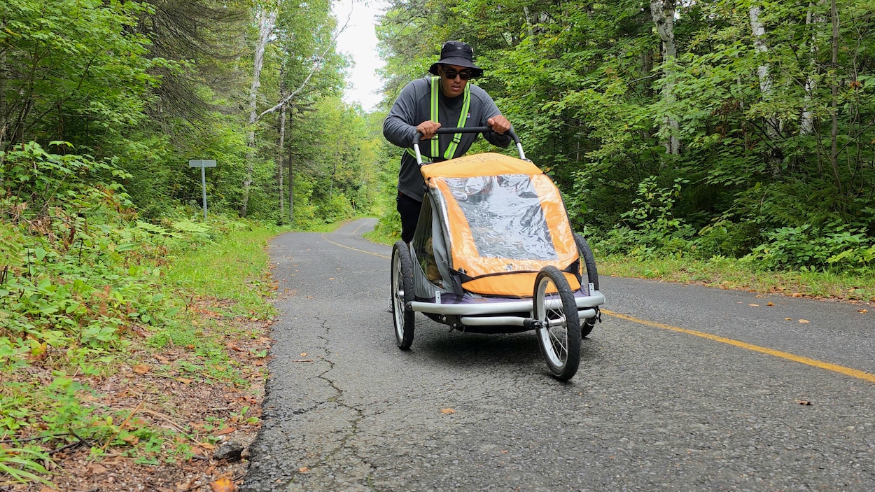 Un Normandois diabétique fait le tour du lac Saint-Jean en 7 jours