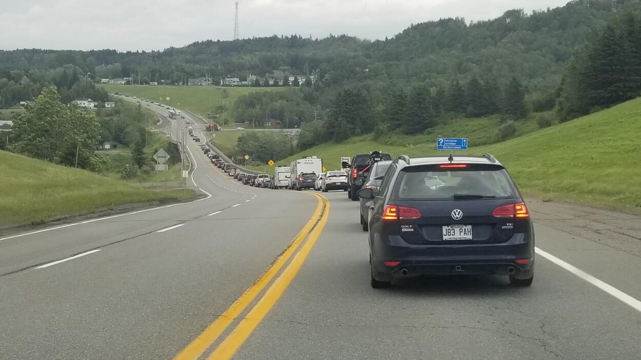 Trafic sur la route 132