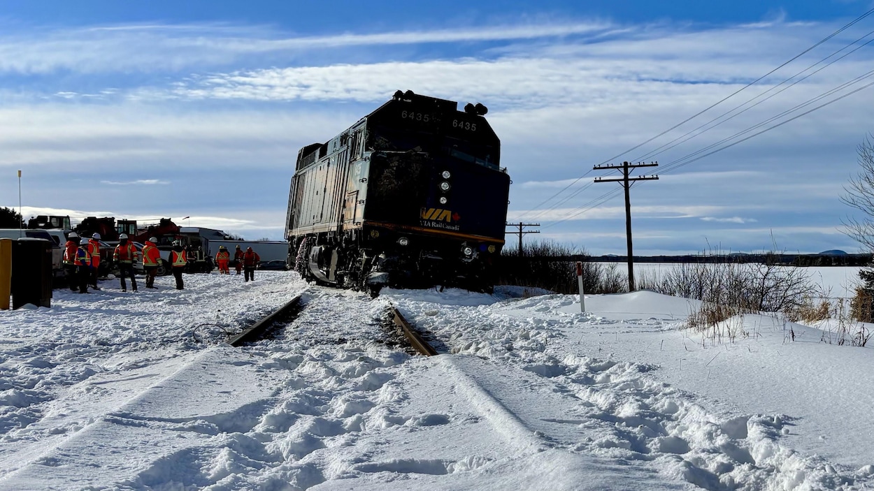 Déraillement de train à Saint-Alexandre : le BST fait deux suggestions
