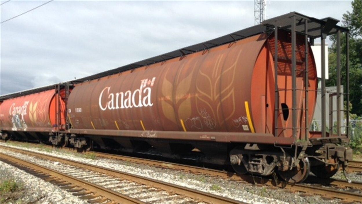 Un train de marchandises