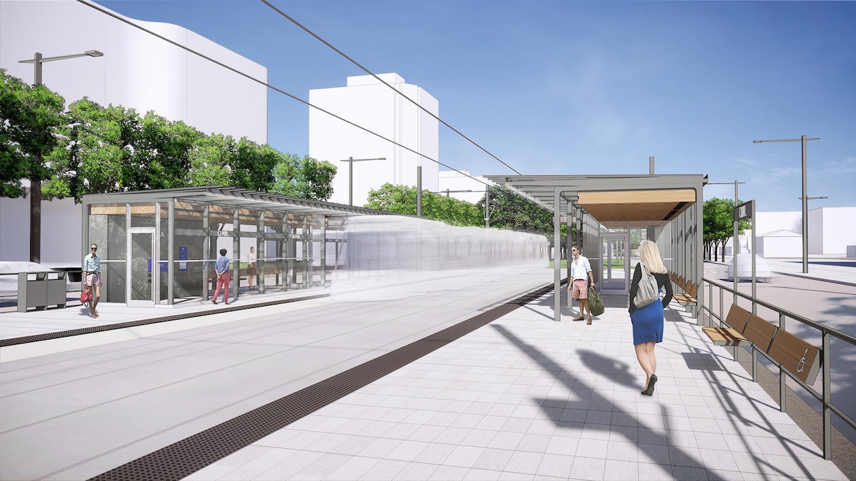 La Ville dévoile le design des stations du tramway
