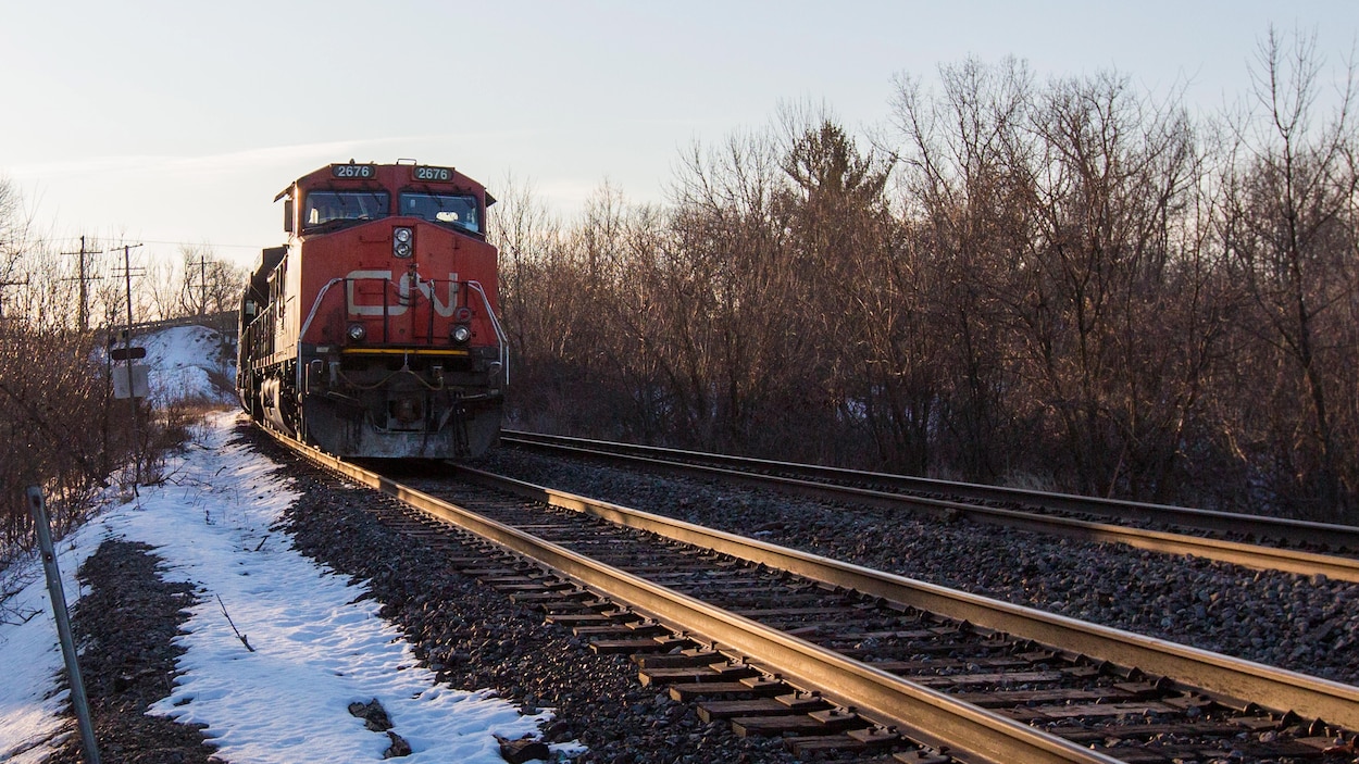 Un train du CN.