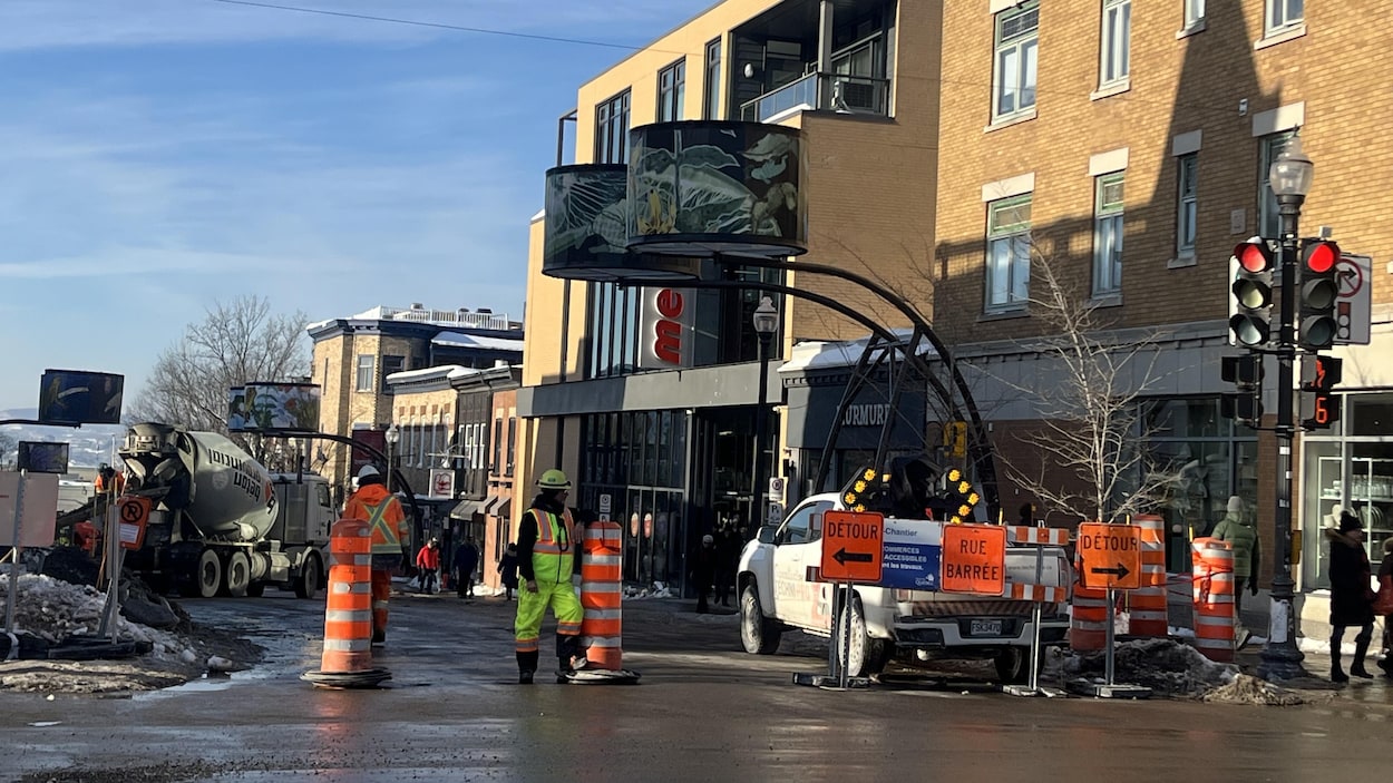 Les travaux du tramway perturbent le transport collectif de la Côte-de-Beaupré