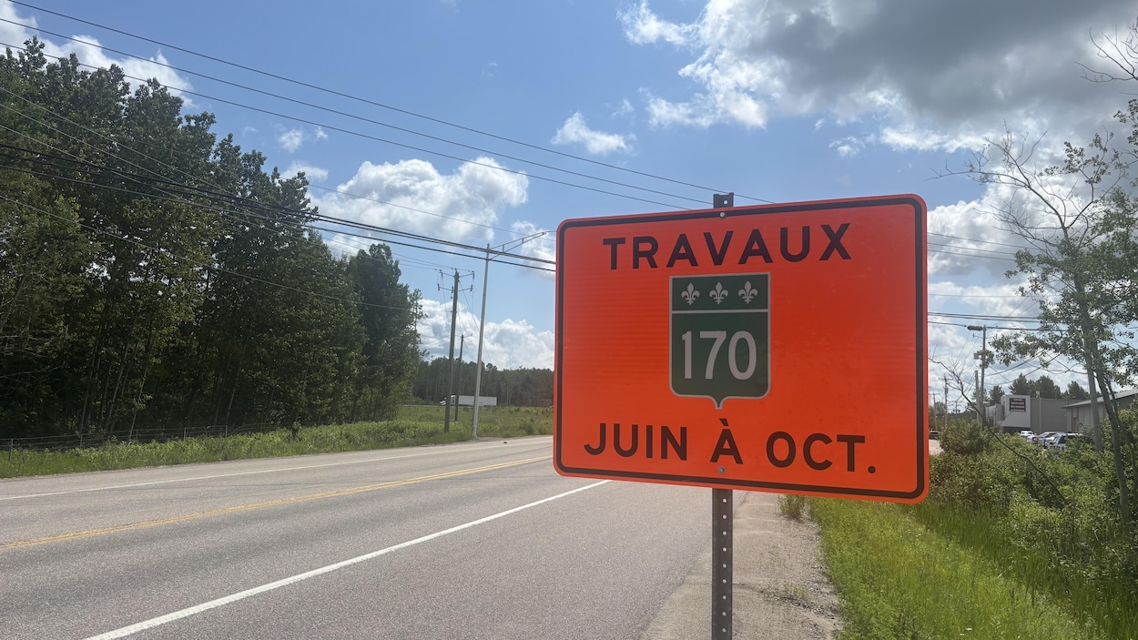 Une portion de la route 170 fermée pour trois mois à Chicoutimi