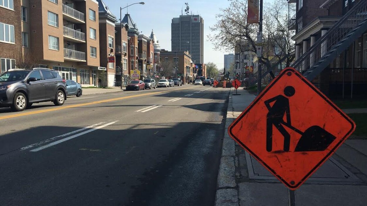 Travaux de réfection sur le boulevard René-Lévesque Travaux de réfection sur le boulevard René-Lévesque