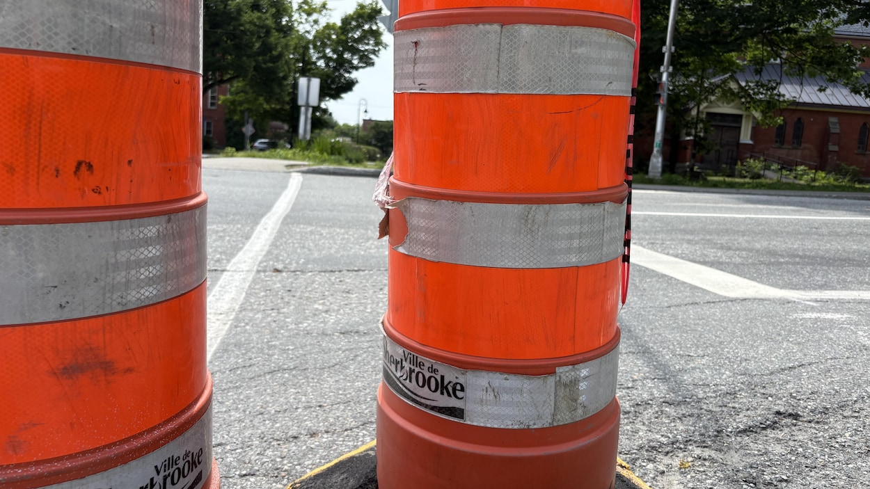 43 constats d’infraction donnés en quelques heures près des chantiers à Sherbrooke