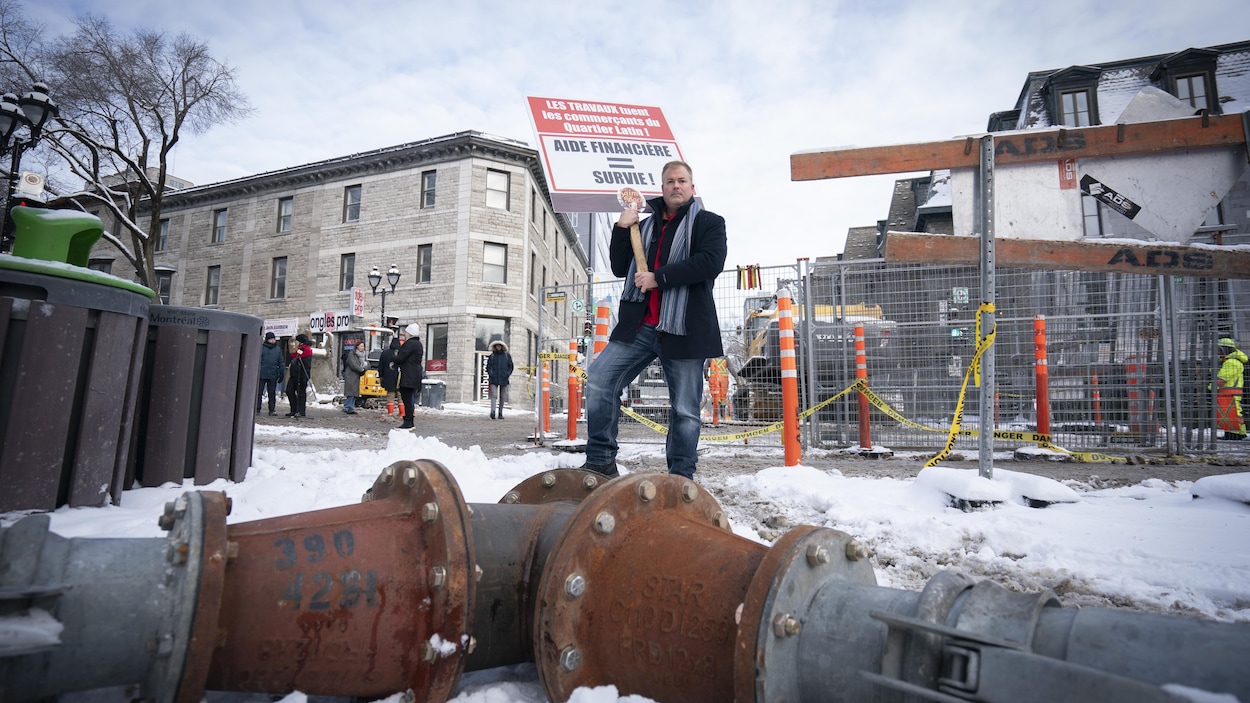 Les commerçants du Quartier latin excédés par les travaux