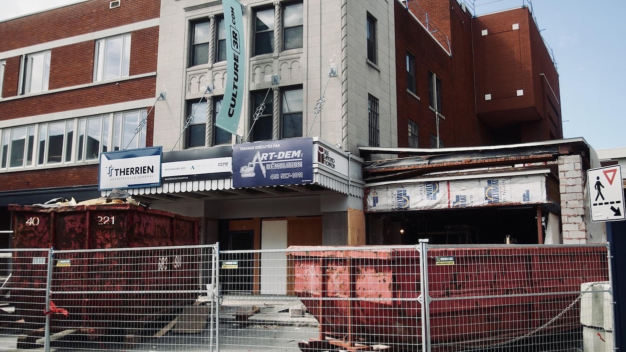 Le chantier de modernisation avance à la salle Thompson