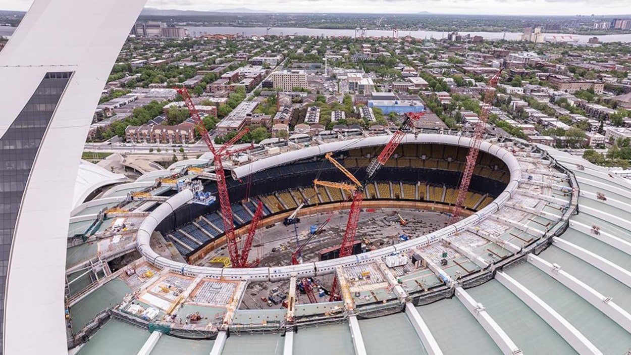 Où en sont les travaux du nouveau toit du Stade olympique?