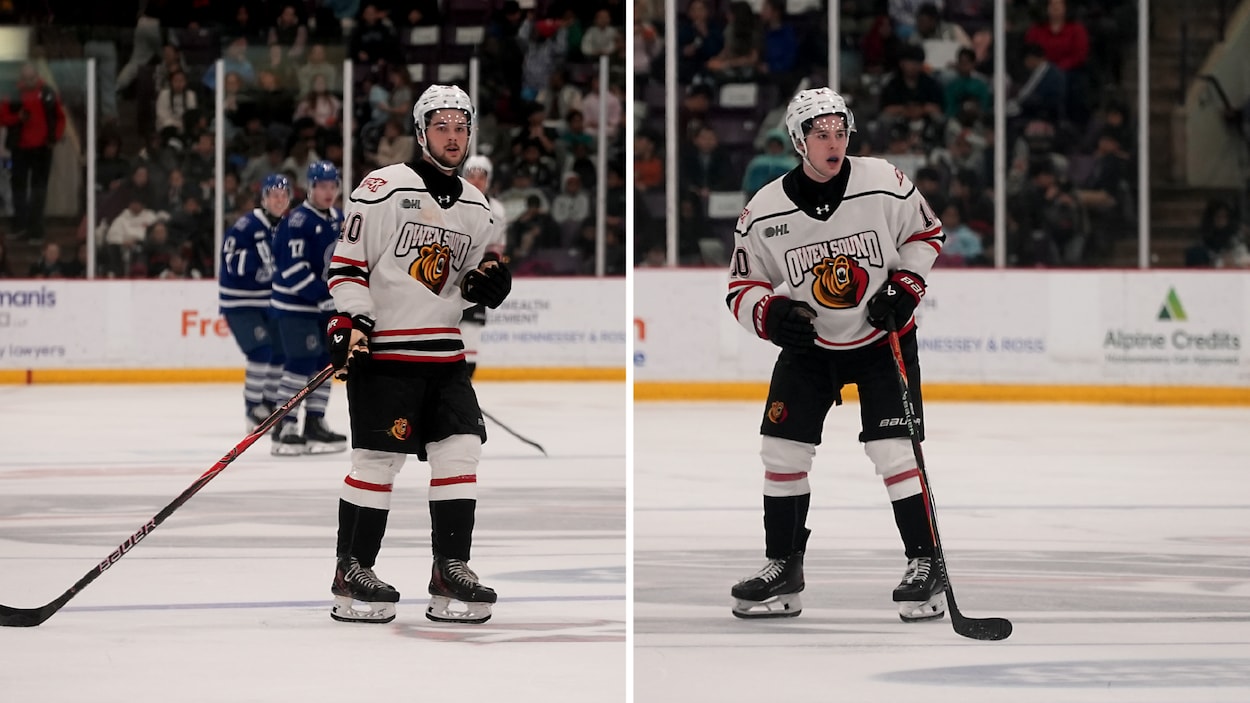 Hockeyeurs et frères : les Franco-Ontariens Tristan et Max Delisle unis pour les séries