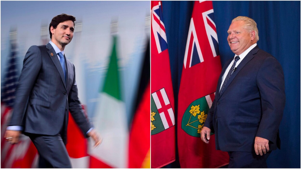 Deux photos juxtaposées