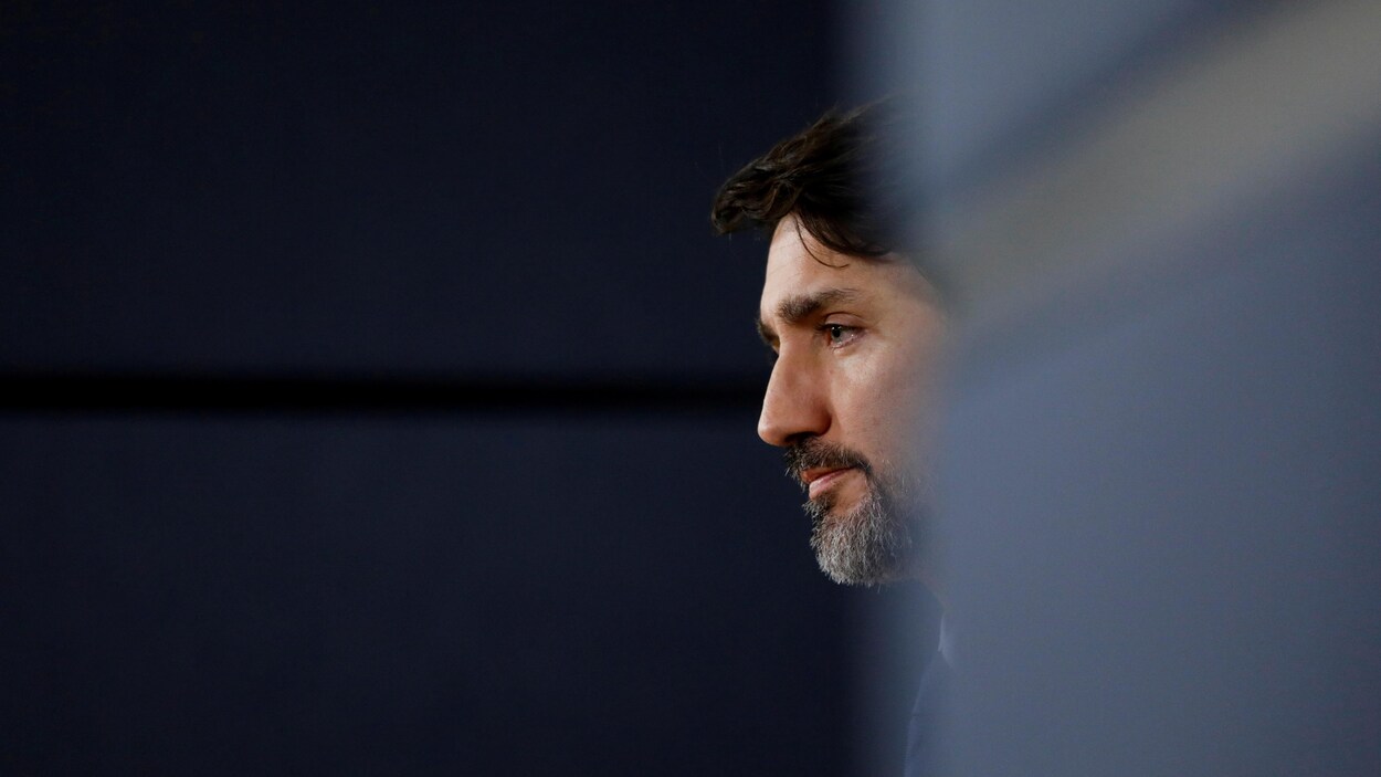 Profil du premier ministre Justin Trudeau.