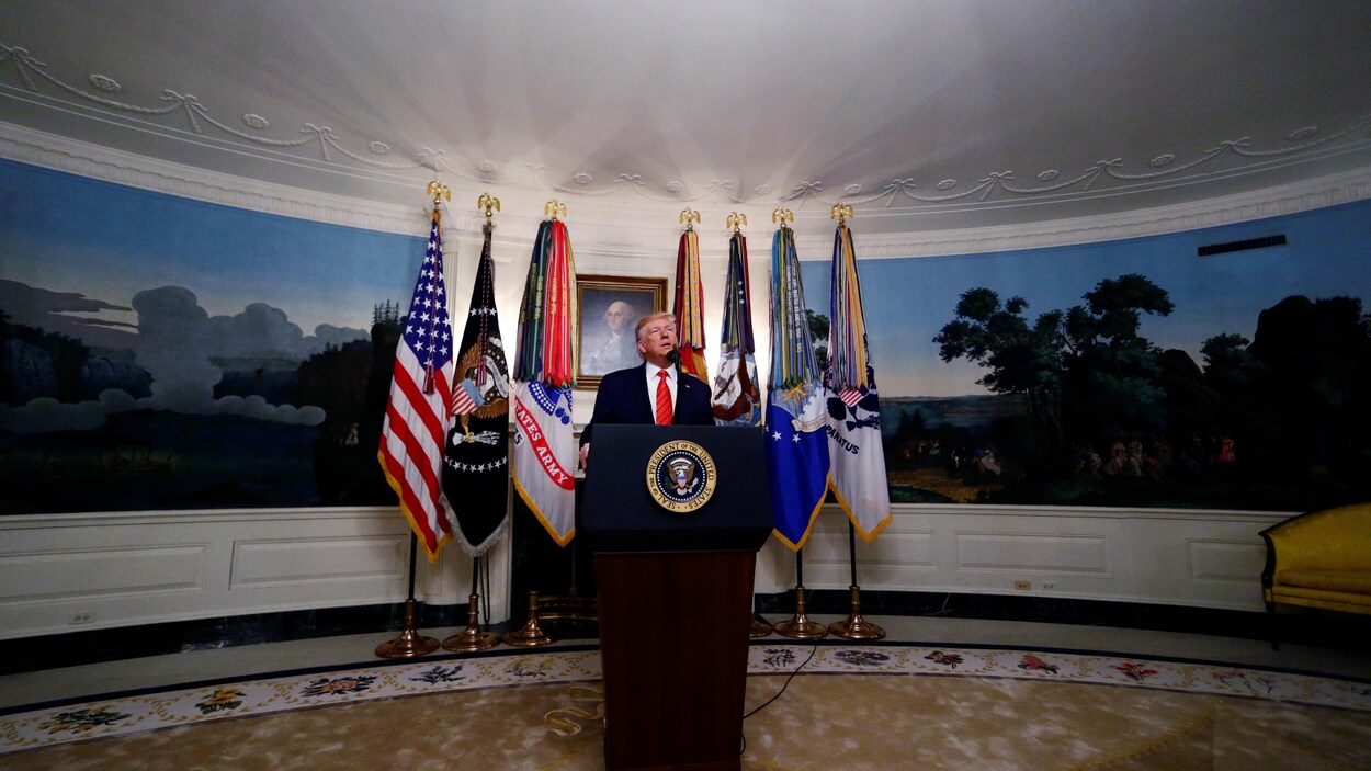 Le président Donald Trump a fait une déclaration, dimanche matin, à la suite de l'attaque des forces américaines contre le dirigeant de l'État islamique Abu Bakr al-Baghdadi.