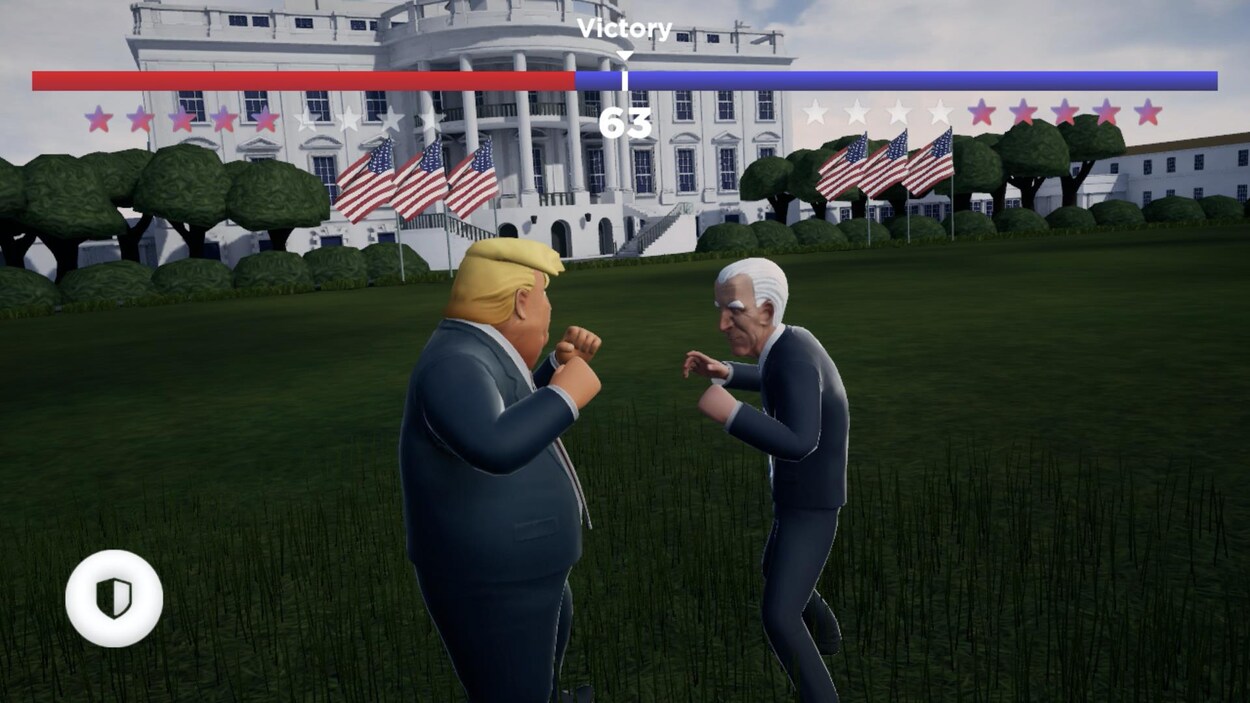Joe Biden et Donald Trump s'affrontent dans le jeu vidéo Unpresidential!.