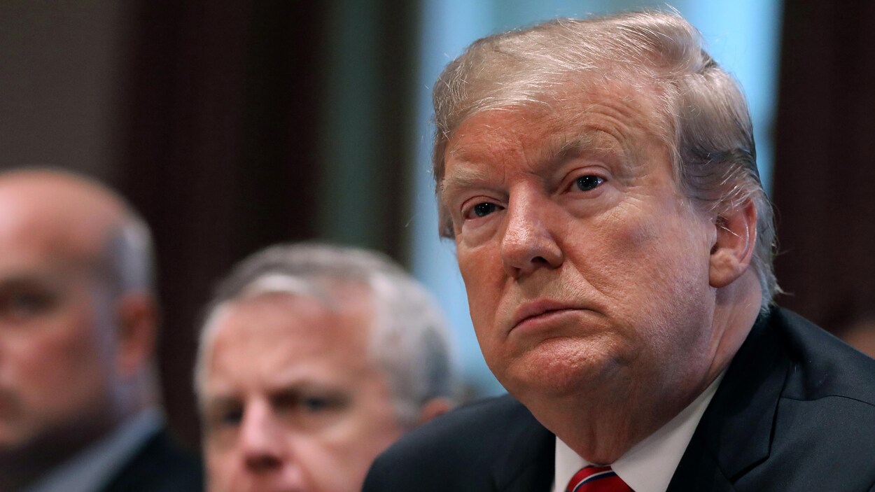 Donald Trump lors d'une rencontre à la Maison-Blanche le 12 février 2019.