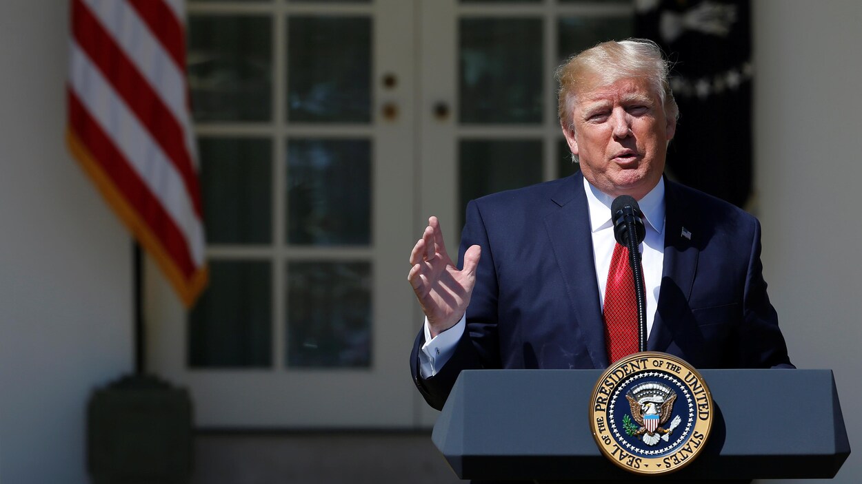Le président américain Donald Trump