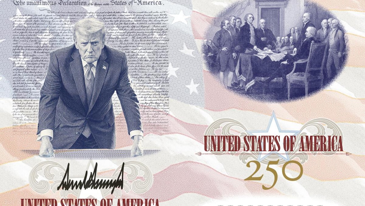 Trump dévoile un nouveau passeport américain avec sa photo