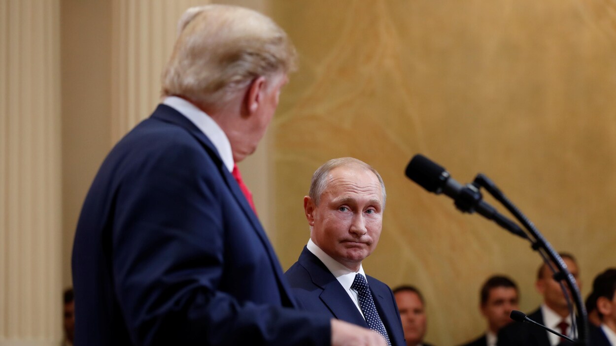 Les président américain Donald Trump et russe Vladimir Poutine