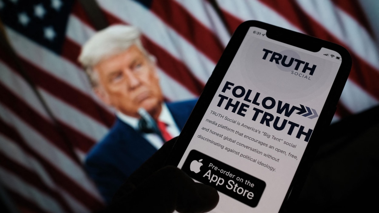 Perte abyssale pour la maison mère de Truth Social, le réseau fondé par Trump