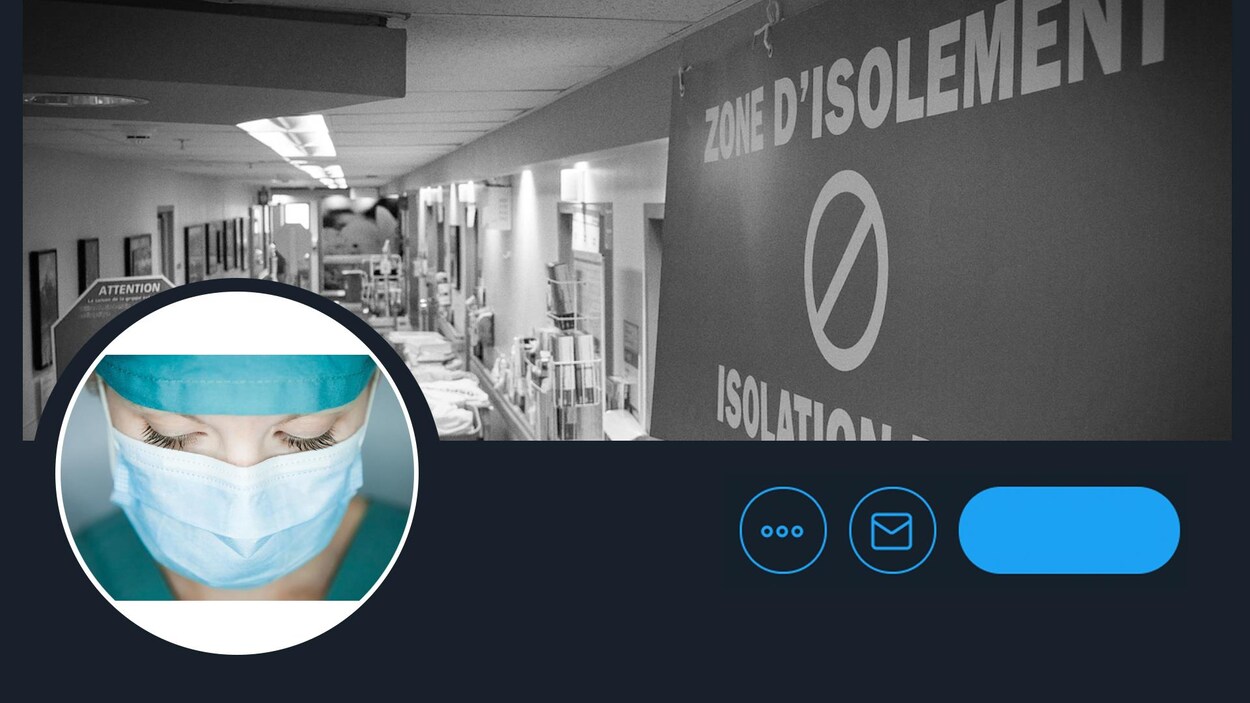 Un faux compte Twitter d'une professionnelle de la santé