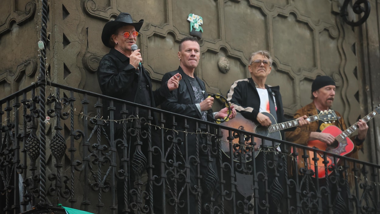Le tournage d’un vidéoclip de U2 à Mexico se transforme en concert improvisé
