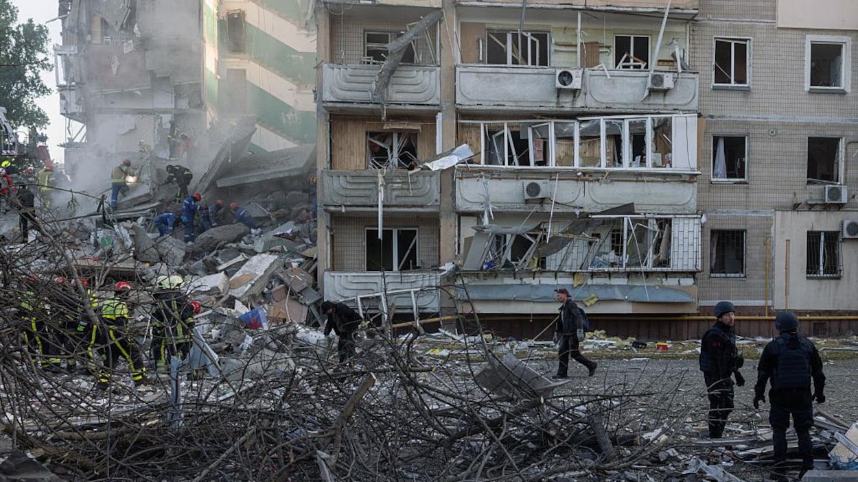Ukraine : le bilan de l’attaque sur Kiev monte à au moins 24 morts