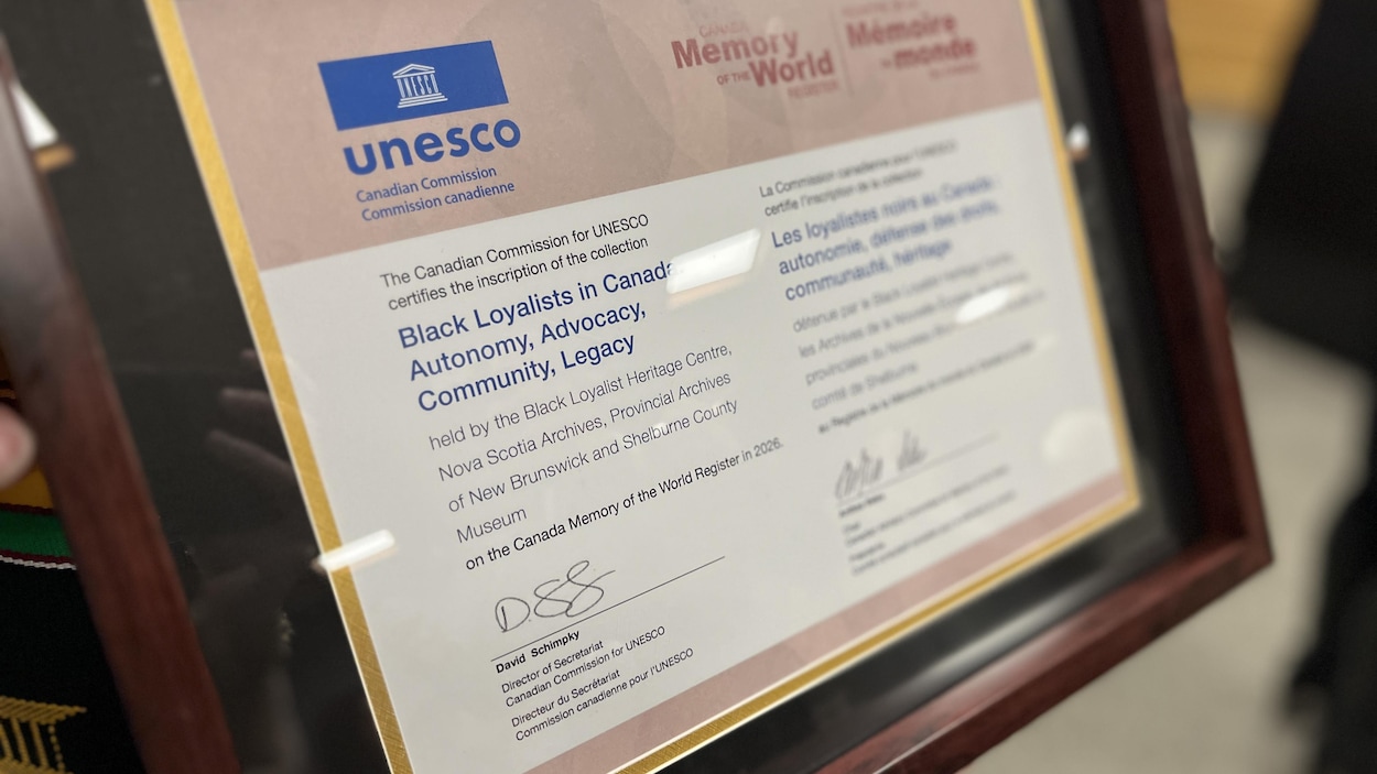 Les loyalistes noirs sont inscrits au Registre de la M&eacute;moire du&nbsp;monde du&nbsp;Canada