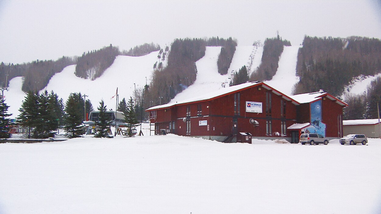 La station de ski Val Neigette en hiver, à Rimouski La station de ski Val Neigette en hiver, à Rimouski