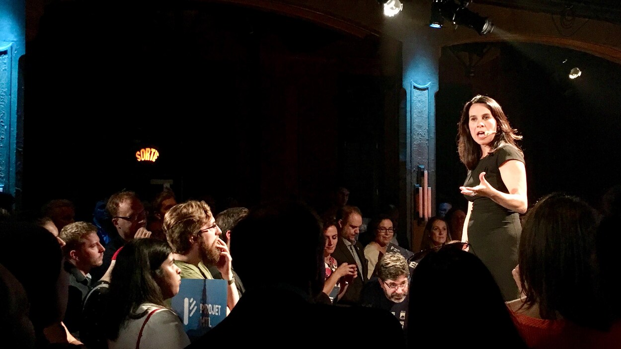 La chef de Projet Montréal, Valérie Plante La chef de Projet Montréal, Valérie Plante