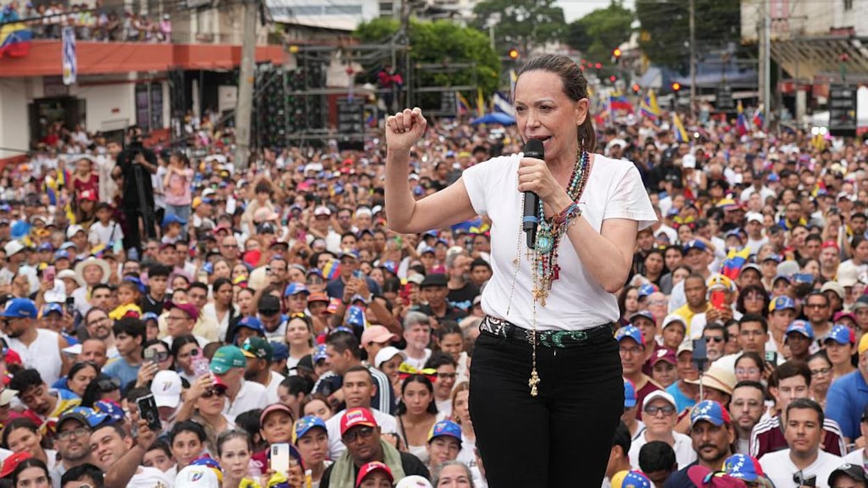 La cheffe de l’opposition vénézuélienne empêchée de rentrer au Venezuela