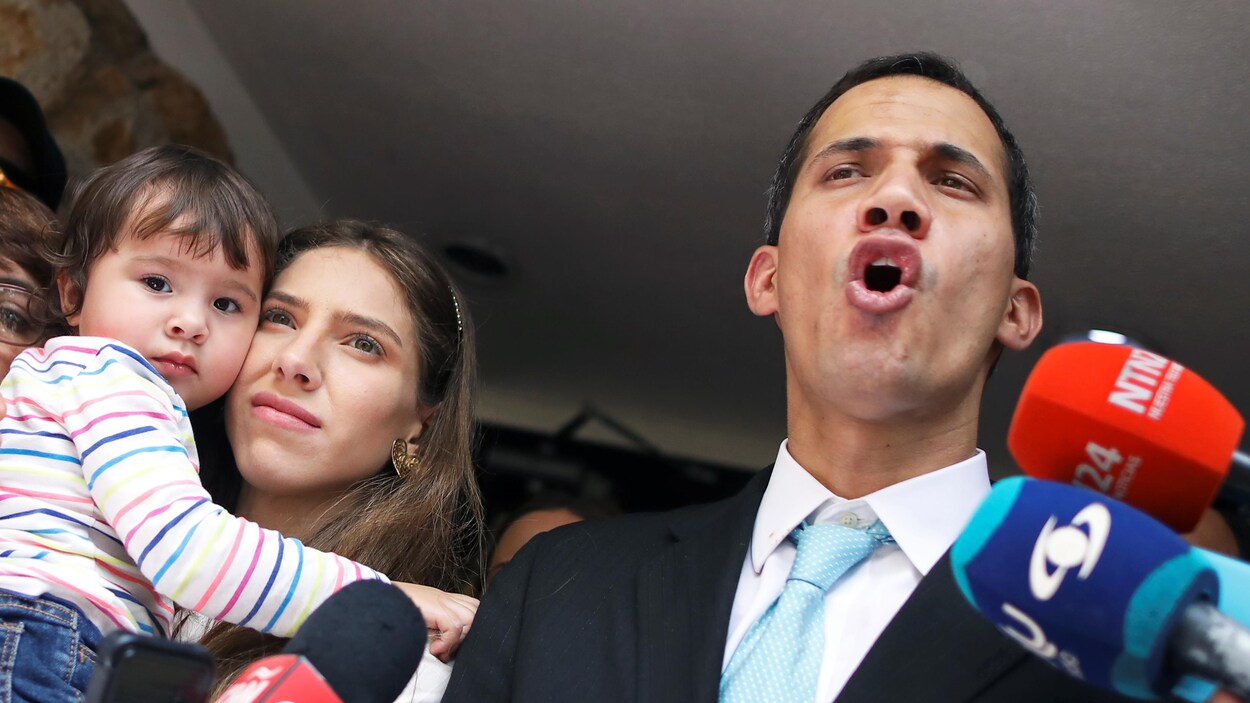 Le leader de l'opposition vénézuélienne, Juan Guaido