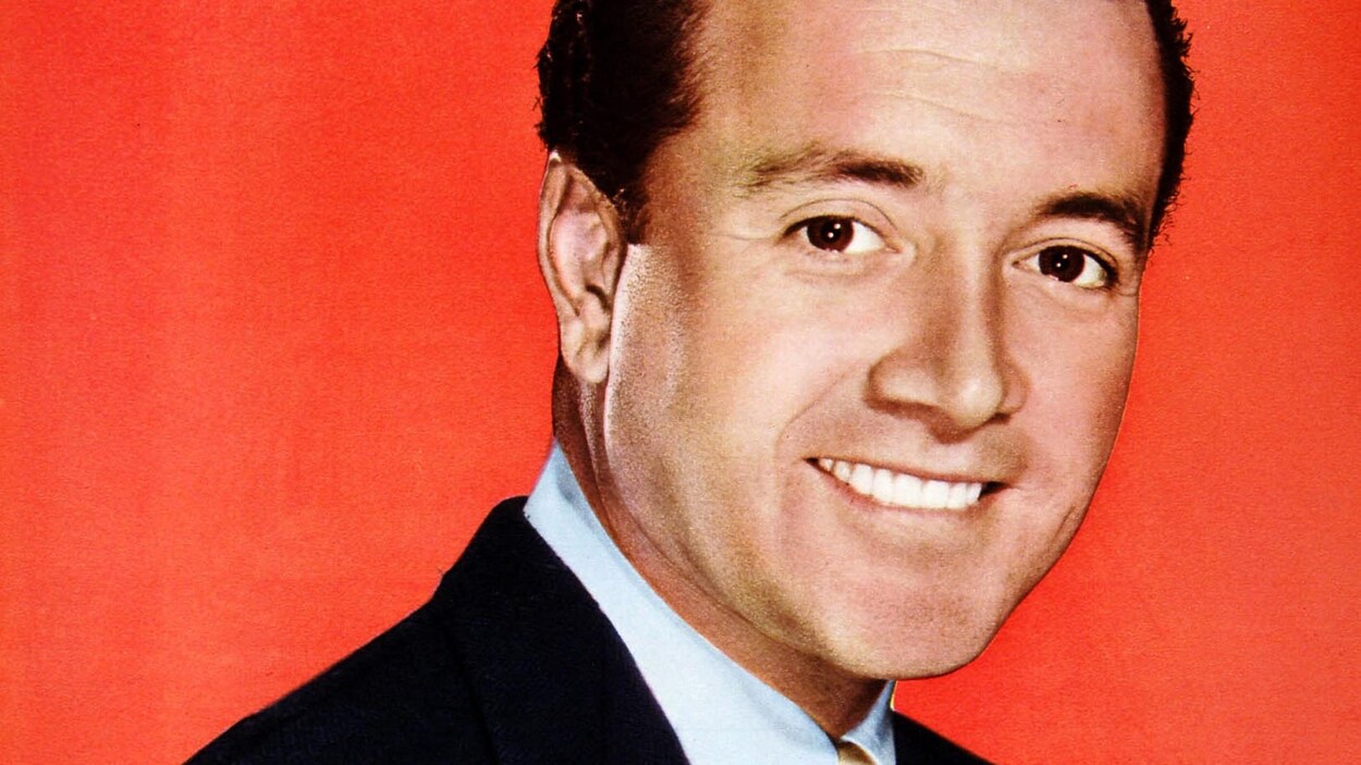 Portrait du crooner Vic Damone Portrait du crooner Vic Damone
