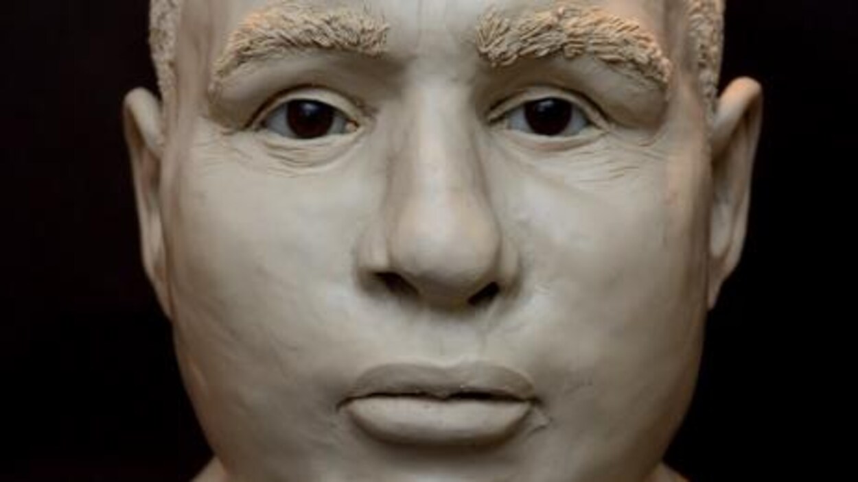 sculpture de la victime : traits afro-européens