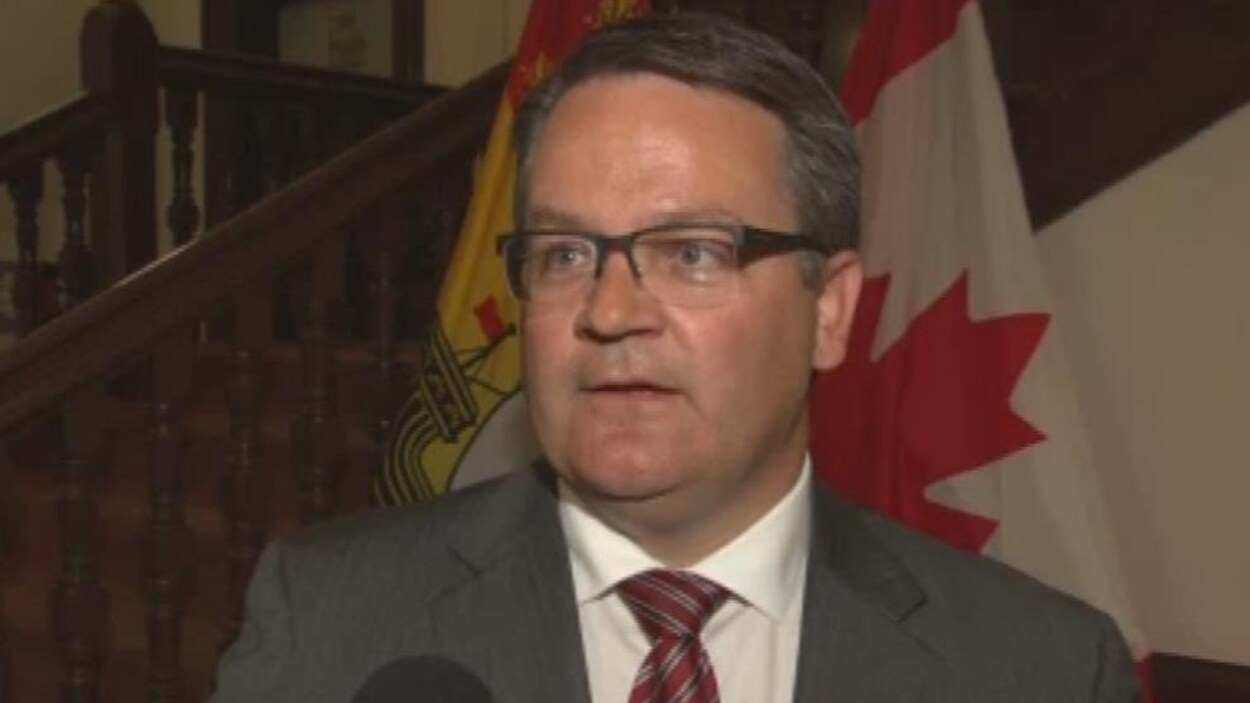 Le ministre de la Santé du N.-B., Victor Boudreau Le ministre de la Santé du N.-B., Victor Boudreau