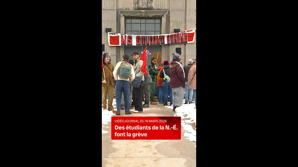Des étudiants font la grève en Nouvelle-Écosse