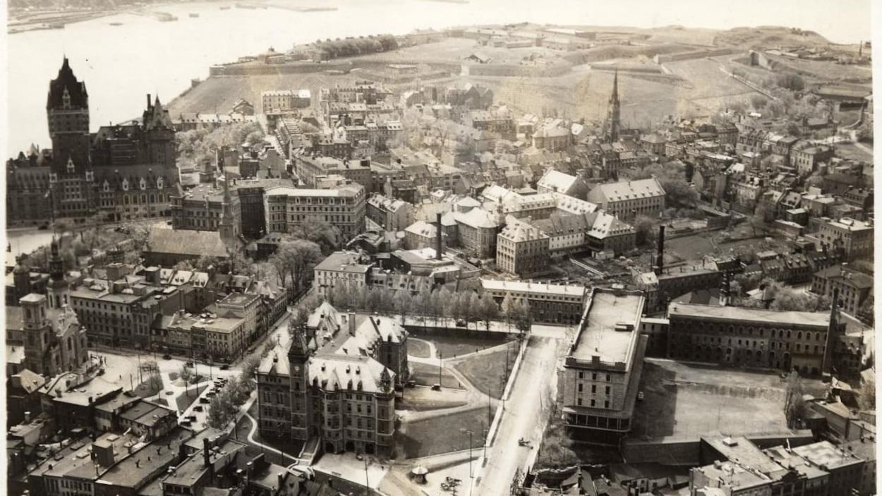 Vue aérienne de la ville de Québec Vue aérienne de la ville de Québec